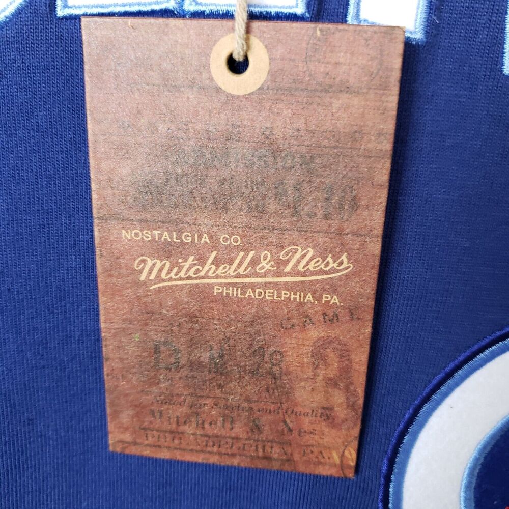Mitchell Ness Chicago Cubs Wrigleyville Tee Mens S Blue MLB City Connect Y2K - Picture 9 of 12